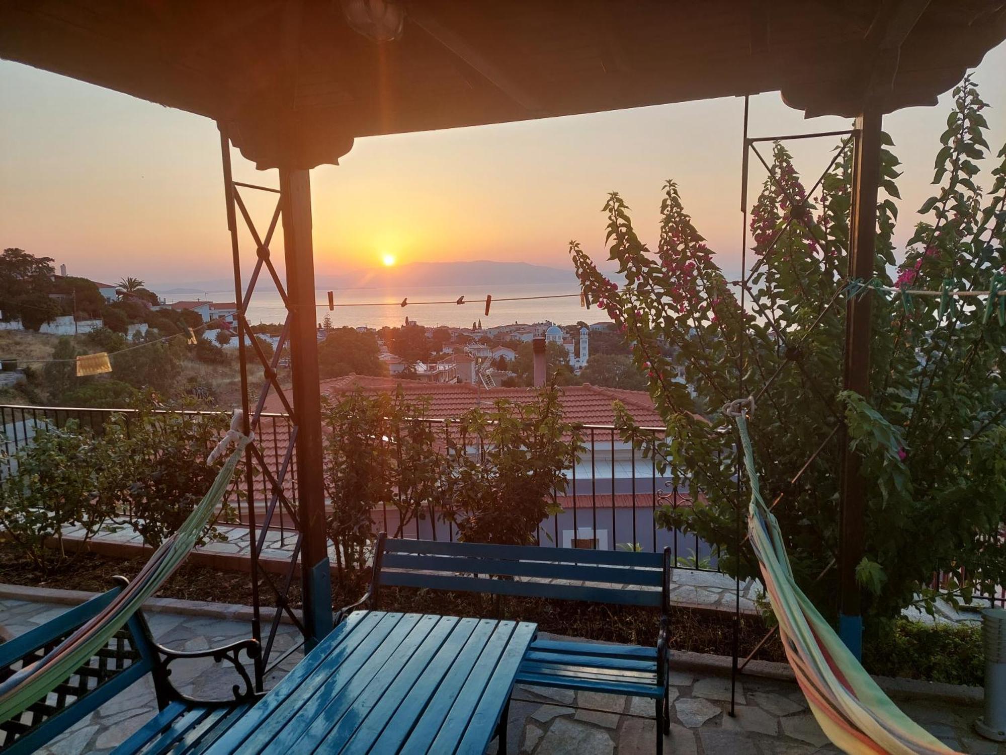 הוילה Vrontádos Depys' View מראה חיצוני תמונה