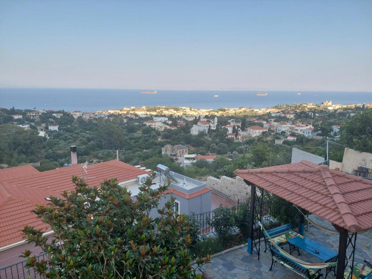 הוילה Vrontádos Depys' View מראה חיצוני תמונה